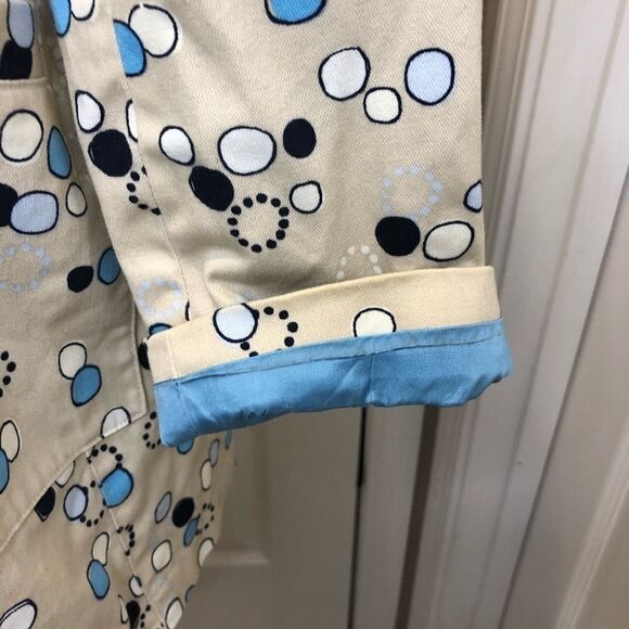 I.e. button down tan trench coat with pockets size large - Picture 6 of 14